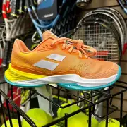 Babolat Jet Mach 3 Women's All Court Tennis Shoes (Coral/Gold) Multiple Sizes
