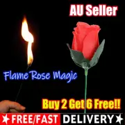 Flame to Rose FIRE MAGIC trick appearing flower close up/stage 2024 KC
