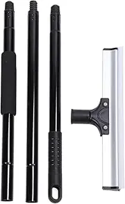 Pet Hair Removal Broom Adjustable Long Handle Carpet Rake Portable Multifunctional Reusable Dog Cat Hair Removal Tool Aluminum Alloy Iron Plating 300 x 1274 x 36mm