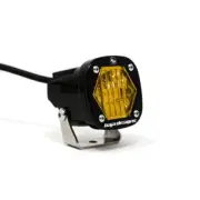 Baja Designs 380015 S1 Amber Wide Cornering LED Light with Mounting Bracket NEW