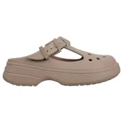 Crocs Women's Classic Mary Jane Clogs Taupe (US W6-W10)