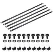 5 Pack 1U 19 Inch Cable Manager Horizontal Wire Bar Rack Mount Wire Management