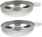 NUOBESTY Electronic Balance Scale Pan Powder Scale Pan Tray Stainless Steel Easy to Use Ideal for Jewelry Cooking