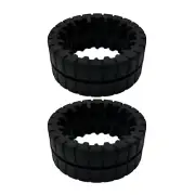 2pcs Rubber Wheel Tyre Cover for iRobot Braava Jet M6(6110 6012 6112 6113)