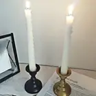 Decorative Supplies Candle Holder Candlesticks Black Candle Holder Gold