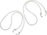 [BESPORTBLE] 2Pcs Retro Imitation Pearl Glasses Chain Stylish Eyewear Lanyard for Sunglasses Eyeglasses Accessory for Fashion Loss Function