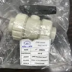 TRUE UNION BALL VALVE 雙由任球閥 雙由令球閥 1" 32MM PP 德規 對接EPDM