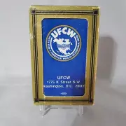 Vintage UFCW Bridge Size Playing Cards