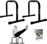 PULLUP And DIP Fitness Parallettes, Medium Parallette Bars For Calisthenics, And