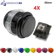 4 PCs Crown Samducksa SDB-203-S-30 Solid Silent Cherry 30 mm Screw-in button