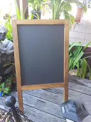 LAST ONE! Free Standing Chalkboard Blackboard Weddings Restaurants Menus Events