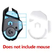 2 Sets White Rounded Curved Mouse Feet Skates for Logitech G502 Lightspeed mouse