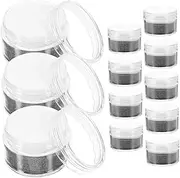 Generic 12Pcs Small Round Loose Diamond Display Box Gemstone Jewelry Storage Case for Organizing and Showcasing Precious Stones and Jewelry