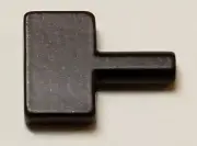BRONZE VICTORIAN BRASS LAMP SOCKET KEY FOR TURN KNOB LAMP SOCKET NEW 55259J