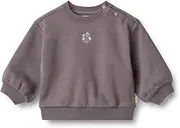 [Wheat] Girls' L/S Embroidery Eliza GOTS Certificate Sweatshirt