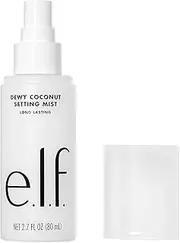 e.l.f. Dewy Coconut Setting Mist, Makeup Setting Spray, Hydrates & Conditions Skin, 2.7 Fl Oz (80mL)