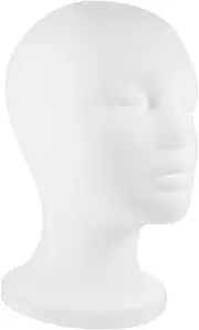 DONFAMDS Mannequin Wig Head Holder Display Stand for Wigs Hats Scarves Hair Accessories Random Style for Salon Home Use for Hairdressing Display