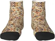 [pvinnk] Labrador Retriever Dogs Print Functionality Socksing Adult Socks For Workout Winter Warmth And Everyday Wear
