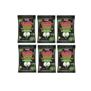 915732 6 X 60g PACKET FLUFFY STUFF SPIDER WEB COTTON CANDY SOUR APPLE FLAVOURED