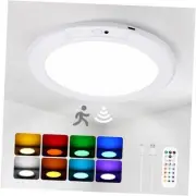 Motion Sensor Ceiling Light - Rechargeable Battery Operated Ceiling 1 Pack
