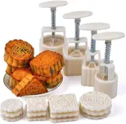 Moon festival moon cake pan with 12 PCS mode pattern for 4 sets