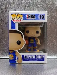 在飛比找Yahoo!奇摩拍賣優惠-Funko pop NBA Curry 咖哩 初版 勇士隊 