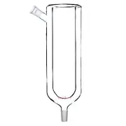1000ml 24/40 Lab Glass Jacket Ice Cold Trap Double-Layer With Angle Joint