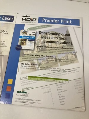 Boise High Definition Glossy Color Laser Paper Sample Sheets New And Premier NOS