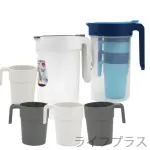 按壓式冷水壺一壺四杯-1.8L-2入組(冷水壺)