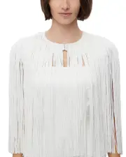 Herve Leger Fringe Cape