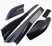 ADCCH Car Rack Accessories 8Pcs Black Plastic Roof Luggage Bar Rail End Shell Covers Compatible for Hyundai Tucson 2004-2008 Car Rack Accessories Anti-Wear Weatherproof Replacement Parts