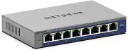 8-Port Gigabit Ethernet plus Switch (GS108E) - Managed, Desktop or Wall Mount, a