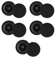 10) Rockville CC4T Black 4" Commercial 70v Ceiling Speakers For Restaurant/Bar