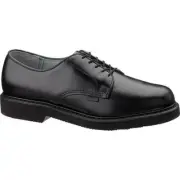 Bates Lites Leather Oxford Gloss Black Men's Shoes Size 14 E Postal Approved