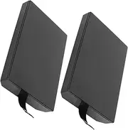 360 Hard Drive, Hard Drive Case Enclosure 2Pcs Console Internal Hard Drive Enclosure 360 Hard Drive Case with Hard Disk Drive HDD Case Shell Cover for 360 Slim Replacement