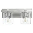 Quorum International 5669-2-2 2 Light 8" Tall Wall Sconce - Nickel