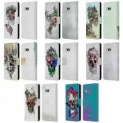 OFFICIAL RIZA PEKER SKULLS 5 LEATHER BOOK WALLET CASE FOR HTC PHONES 1