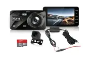Elinz 2K Dash Cam Dual Camera Reversing 1080P Rear Car DVR Recorder Video 170 Degrees WiFi 4.0 Touch Screen 32GB
