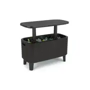 Keter Bevy Bar Cocktail Table - 3 in 1 (GRAPHTE)