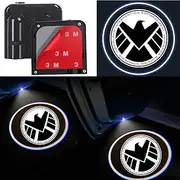 daodi 2Pcs for Car Door Lights Logo for Agents of SHIELD, Car Door Led Projector Lights Shadow Ghost Light,Wireless Car Door Welcome Courtesy Lights Logo for All Car Models