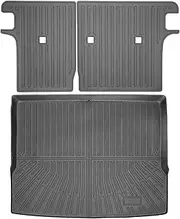 Liizoo Cargo Liner Backrest Mat Fits for Nissan Kicks 2025 Cargo Mat Liner All Weather TPE Protector Back Seat Cover Accessories
