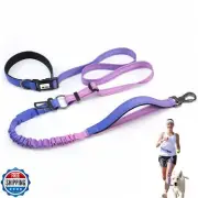 JETOG Heavy Duty Hands Free Dog Leash, 4-6 FT Reflective Adjustable Waist Dog