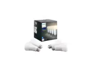 Philips Hue A19 - E26 smart bulb - 60 W, White (4-pack)