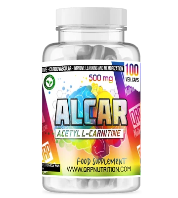 QRP Nutrition ALCAR (Acetyl L-Carnitine) 500mg 100 veggie caps
