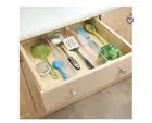 Plastic Drawer Dividers, Adjustable Two Drawer Separators,Expandable To 20 In