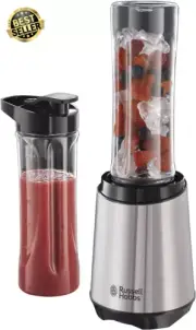 RHBL300 Mix and Go Stainless Steel Blender 300W High-Speed Dishwasher Safe Silve