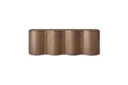 Jaya Wave 215cm 4 Door Buffet Table Storage Unit Walnut