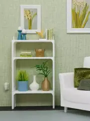 ⚪white BOOK/DISPLAY SHELF etagere FURNITURE living room 1/6 for BARBIE