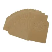 100Pcs Wine Bottle Tags, Bottle Hanging Tags for Collection Storage Label, Kraft