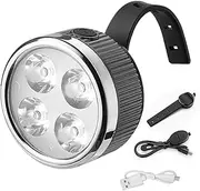 Rechargeable Cycle Light Set,Waterproof Front Headlights Set - USB Rechargeable Front and Back Cycle Light for Balance Cycle, Motorcycles, Road Cycle